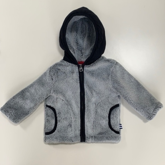 Splendid cozy baby hooded faux fur jacket - Picture 3 of 5